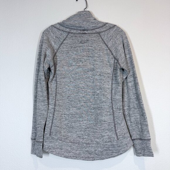 Kuhl Sweatshirt Top Gray Cowl Neck Long Sleeve Hiking Medium - Picture 3 of 10